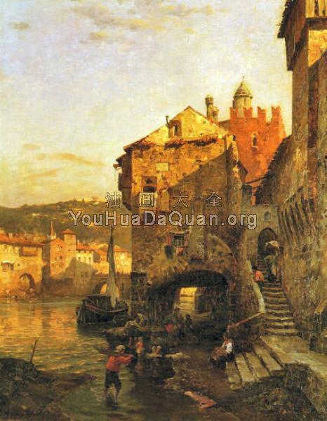 Washing Day - 古斯塔夫·鲍恩芬德